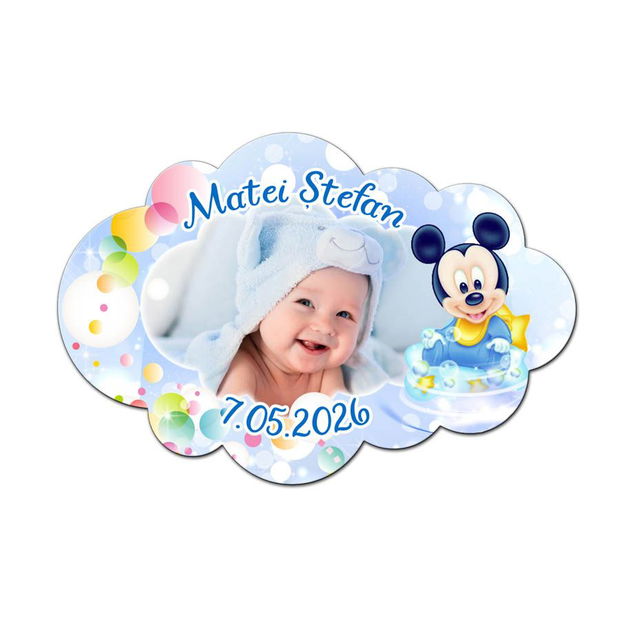 Marturii maneti botez Mickey Mouse