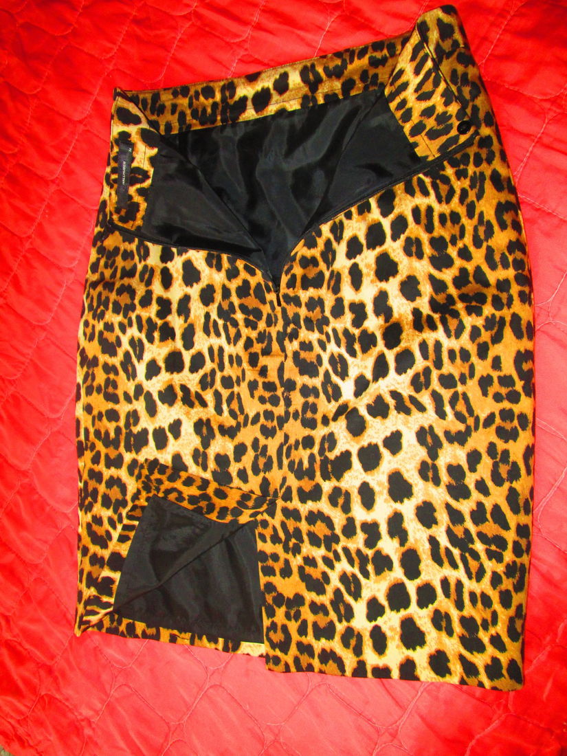 fusta superba animal print 34