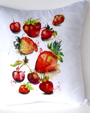 Perna Strawberry Energy - Nature and Colors Collection - Home Art Deco