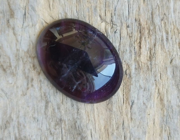 Cabochon ametist, 40x30 mm