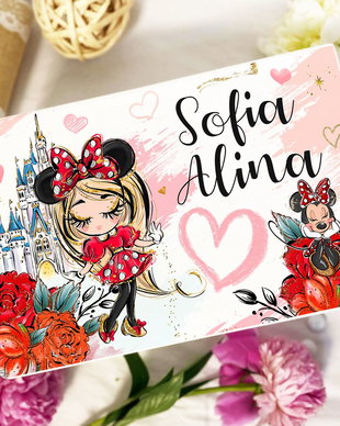 Cutie Amintiri Copii Personalizată - Sweet Minnie Mouse Girl