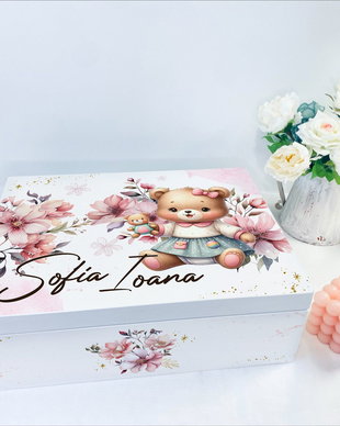 Cutie trusou botez - Little Teddy Girl