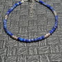 Bratra argint lapis lazuli cub minimalista boho chic trendy - Transport gratuit