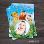 Marturii ieftine botez - Magneti personalizati pentru baieti cu Simba - The Lion King