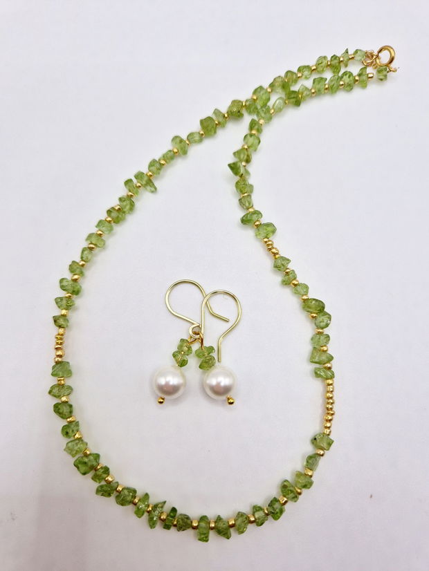 Set | Peridot | Colier si Cercei