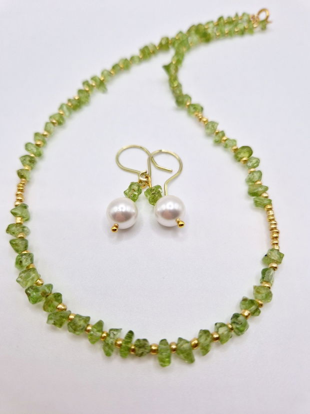 Set | Peridot | Colier si Cercei