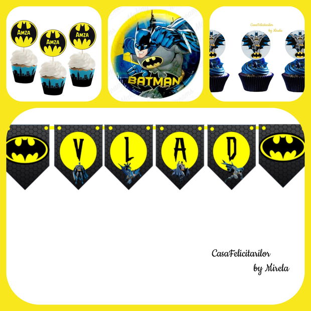 Cutii dulciuri baby Batman