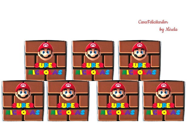 Cutii dulciuri Super Mario