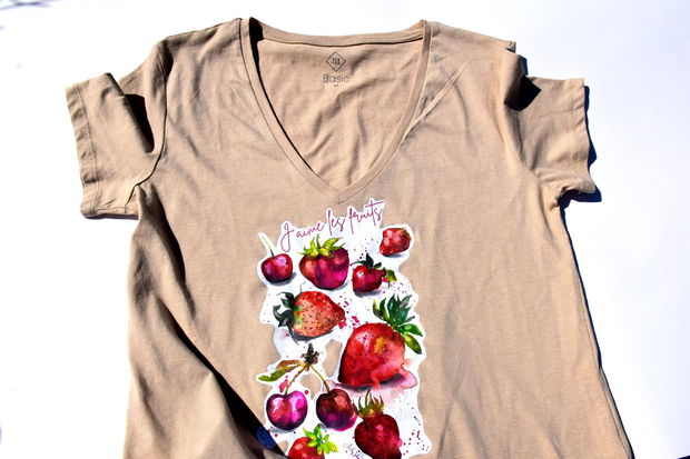 Tricou Femei J'aime les fruits - Caju Collection - Colectie de Autor