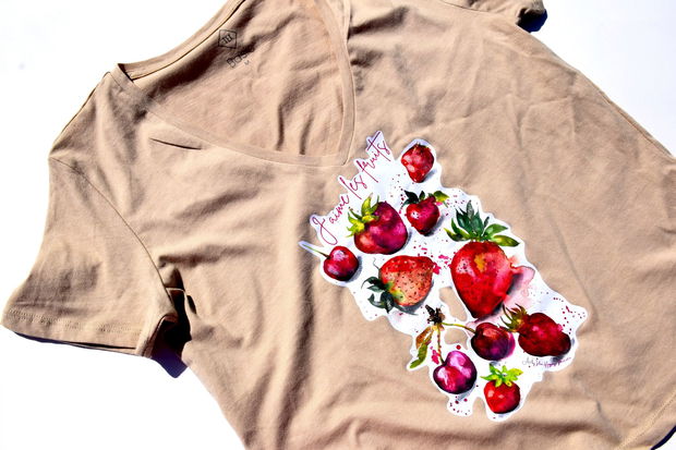 Tricou Femei J'aime les fruits - Caju Collection - Colectie de Autor