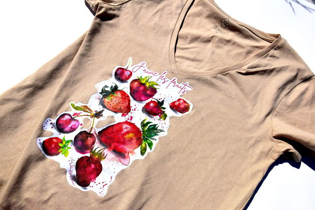 Tricou Femei J'aime les fruits - Caju Collection - Colectie de Autor