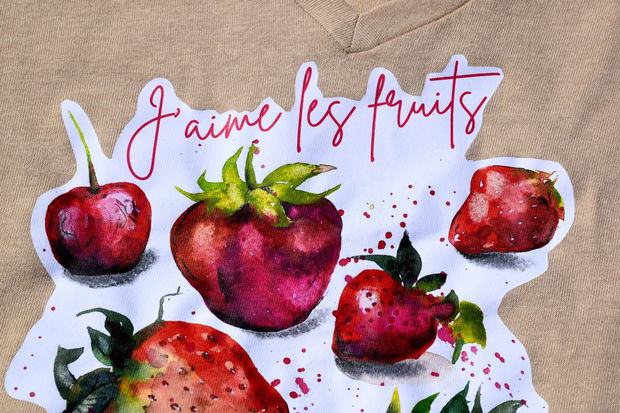 Tricou Femei J'aime les fruits - Caju Collection - Colectie de Autor