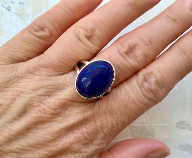 Inel vintage lapis lazuli