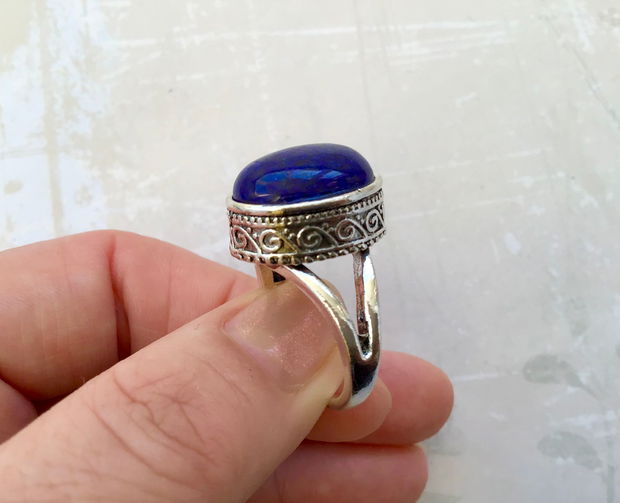 Inel vintage lapis lazuli