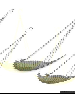 Set doua fantani pentru pasarele din fier forjat antik green