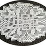 mileu oval ivory  crosetat manual  47/32 cm