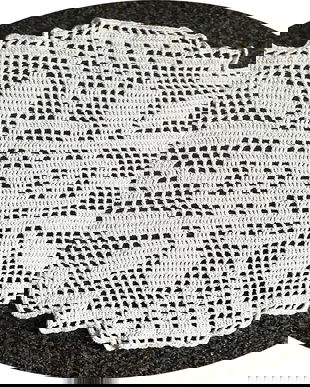 mileu oval ivory  crosetat manual  47/32 cm