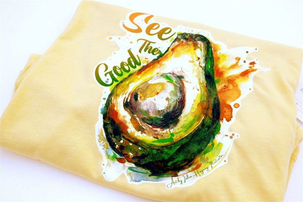 Tricou Femei Avocado - Caju Collection - Colectie de Autor