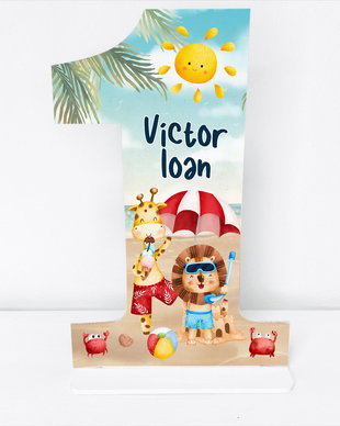Cifra 1 Personalizata - Summer Holidays