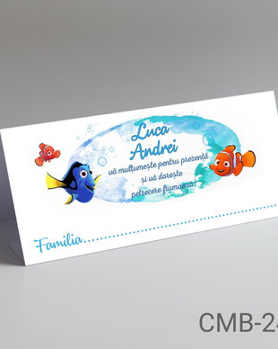 Plicuri de bani ieftine pentru botez baieti cu tematica Nemo