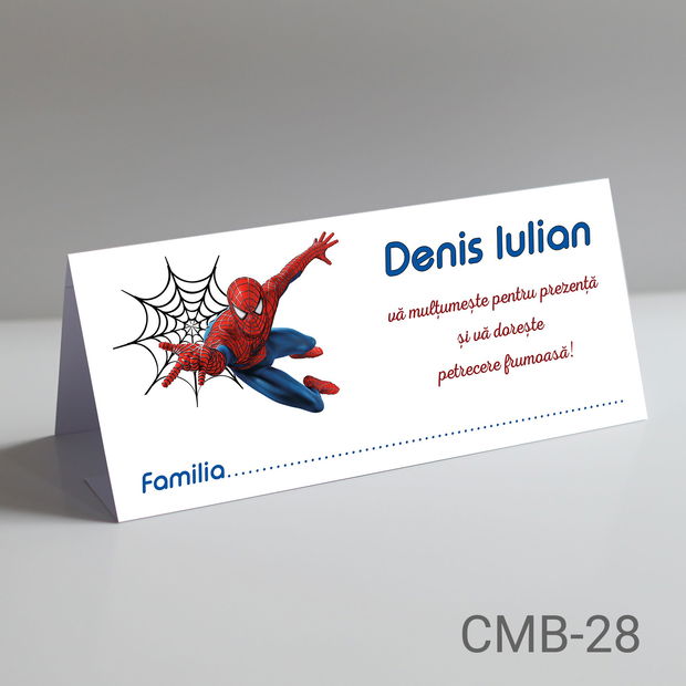 Plicuri bani botez ieftine pentru baieti cu tematica Spider-Man