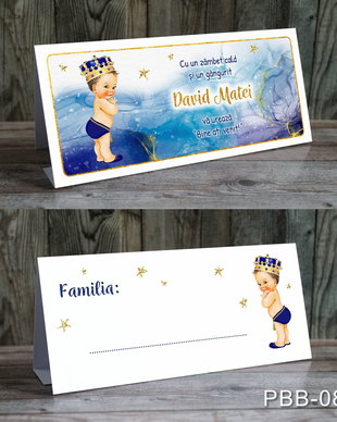 Plicuri bani personalizate pentru botez baieti cu Micul print