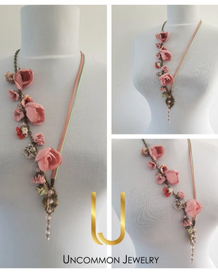 Colier floral "My Secret Garden"
