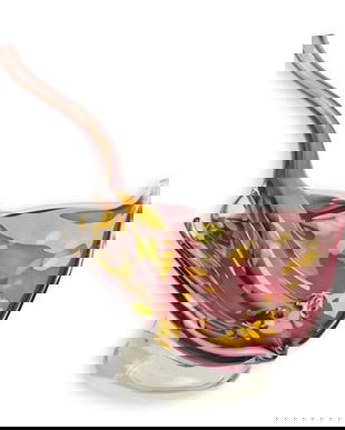 Pisica de mare-figurina din sticla Murano