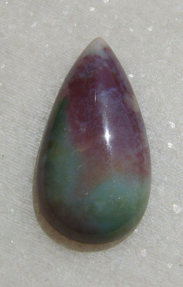 Cabochon jasper lacrima aprox 5.4x14.7x29.6 mm