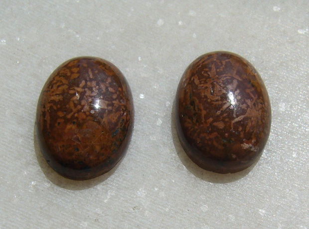 (2 bucati) Cabochon oval din cobra jasper aprox 18x13.5 mm