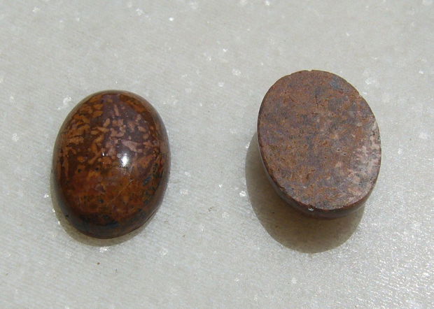 (2 bucati) Cabochon oval din cobra jasper aprox 18x13.5 mm