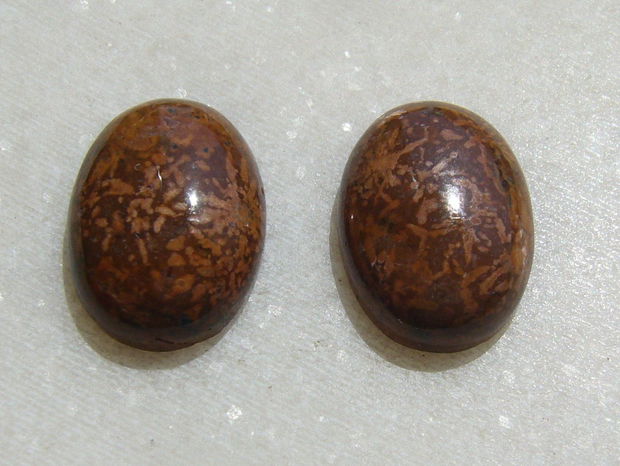 (2 bucati) Cabochon oval din cobra jasper aprox 18x13.5 mm