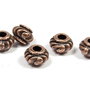 Distantier metalic, cupru, 6x4 mm