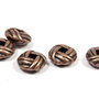 Distantier metalic, cupru, 6x3 mm