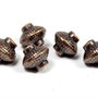 Distantier metalic, cupru, 6.5x5.5 mm