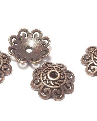 Capacel metalic, cupru, 13.5x3 mm
