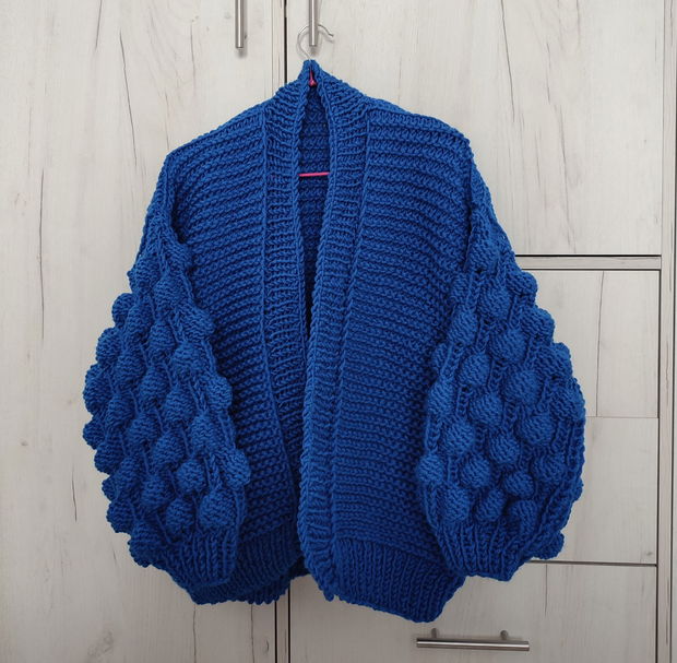 Cardigan un albastru infinit