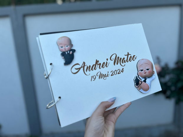 Guestbook pentru amintiri Baby Boss