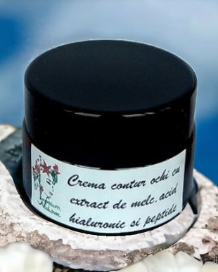 Crema antirid forte in jurul ochilor, pentru riduri profunde cu extract de melc, peptide si acid hialuronic pur