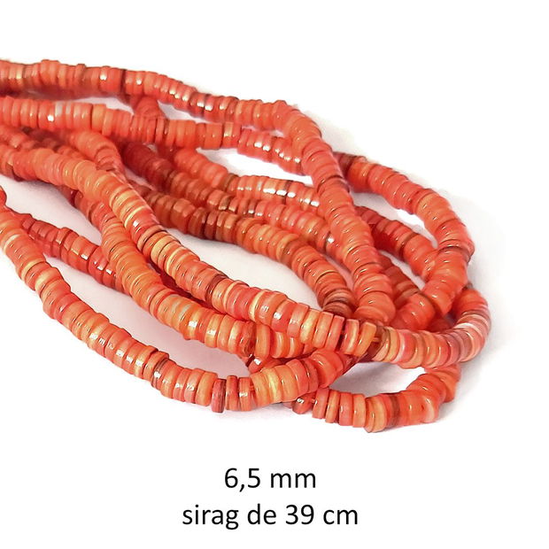 Sirag de Sidef natural, diametru 6,5 mm, SD-28