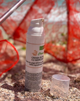 Crema de plaja spf 30 100% naturala, cu filtru solar mineral