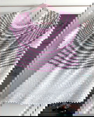 Bluza macrame si matase