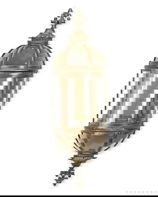 Felinar pentru perete din metal cu finisaj bronz