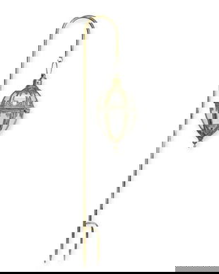 Lampion din metal cu picior pentru gradina