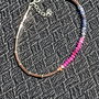 Bratra argint safir albastru roz galben nuante asimetrica minimalista boho chic trendy - Transport gratuit