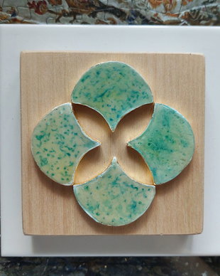 Decoratiune ceramica si lemn