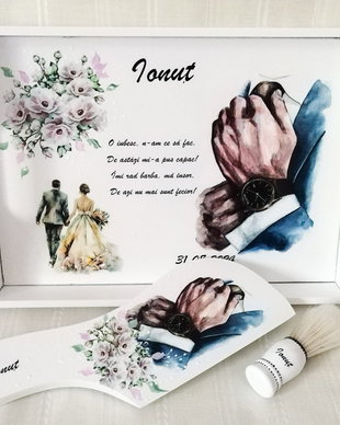 Tavita/set de mire cu miri romantici