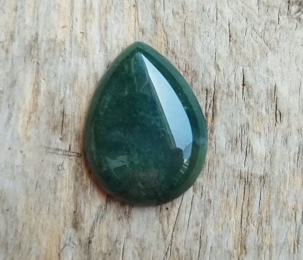 Cabochon agata indiana, 40x30x7 mm