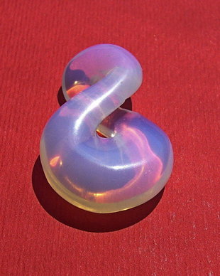 Pandantiv opalit aprox 33x21.5x8.5 mm