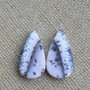 Pereche cabosoane opal dendritic (C25)